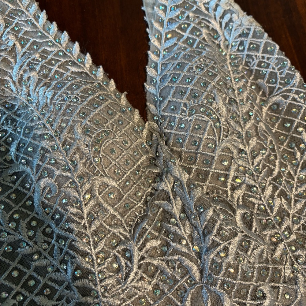 Giani Bernini Silver Embellished Dress